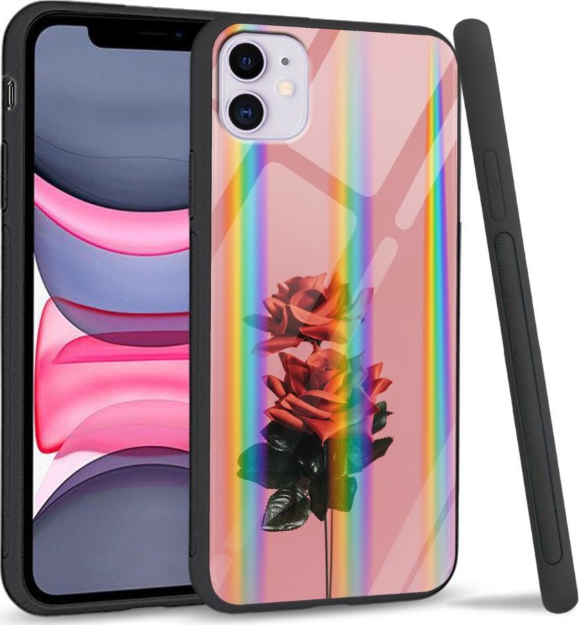 Super Fashion Etui Rainbow Series na Apple iPhone 11 Rose love 1
