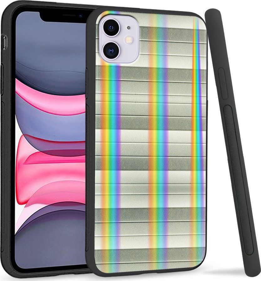 Super Fashion Etui Rainbow Series na Apple iPhone 11 Odcienie szarości 1