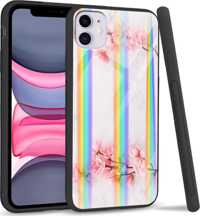 Super Fashion Etui Rainbow Series na Apple iPhone 11 Due flowers 1