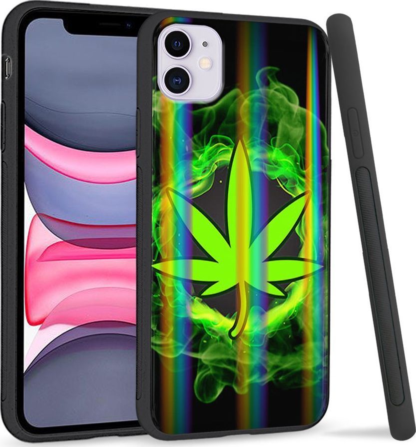 Super Fashion Etui Rainbow Series na Apple iPhone 11 Zielone Zioło 1