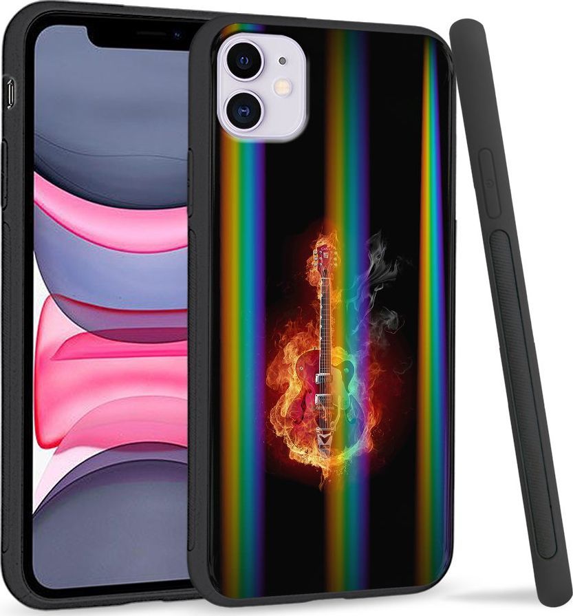 Super Fashion Etui Rainbow Series na Apple iPhone 11 Burning Guitar 1