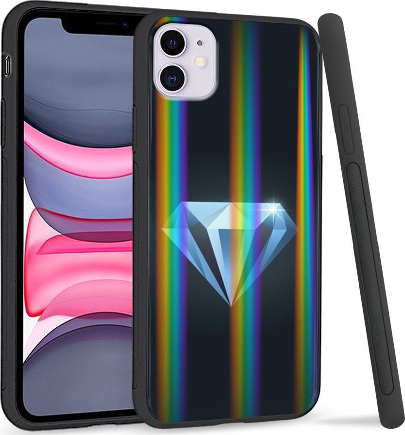 Super Fashion Etui Rainbow Series na Apple iPhone 11 Diament 1