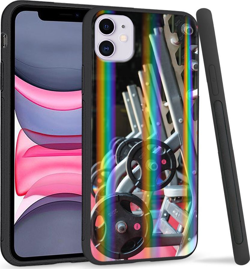 Super Fashion Etui Rainbow Series na Apple iPhone 11 Siłownia 1