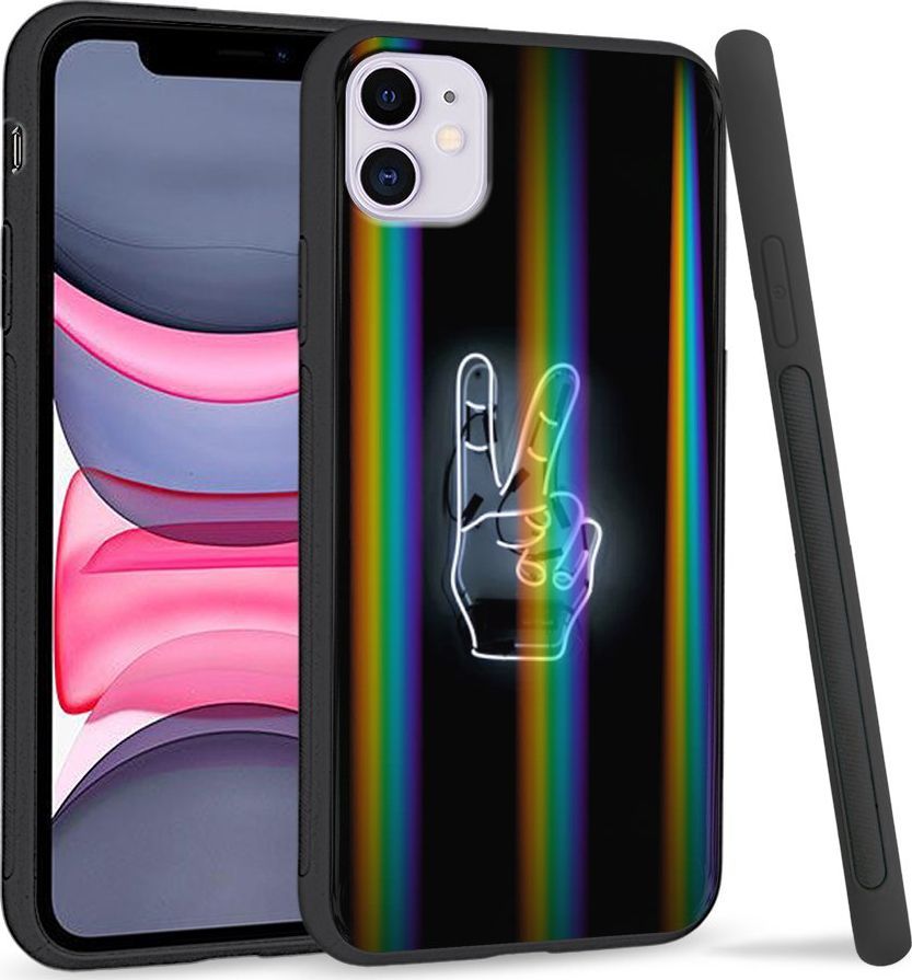 Super Fashion Etui Rainbow Series na Apple iPhone 11 Peace 1