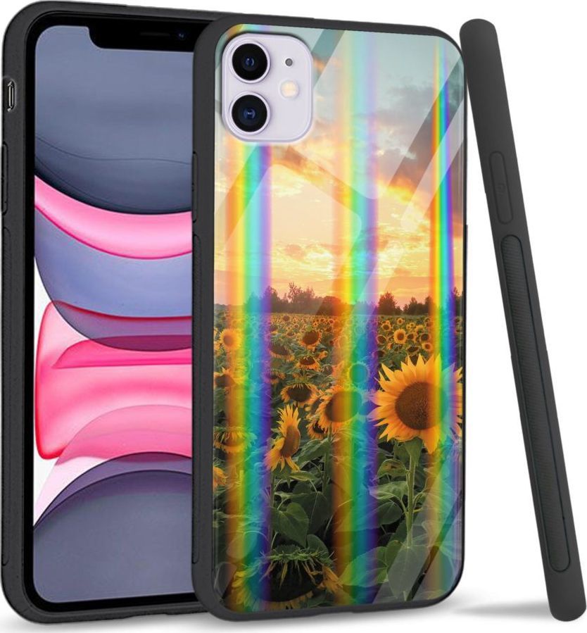 Super Fashion Etui Rainbow Series na Apple iPhone 11 Sunflower Garden 1