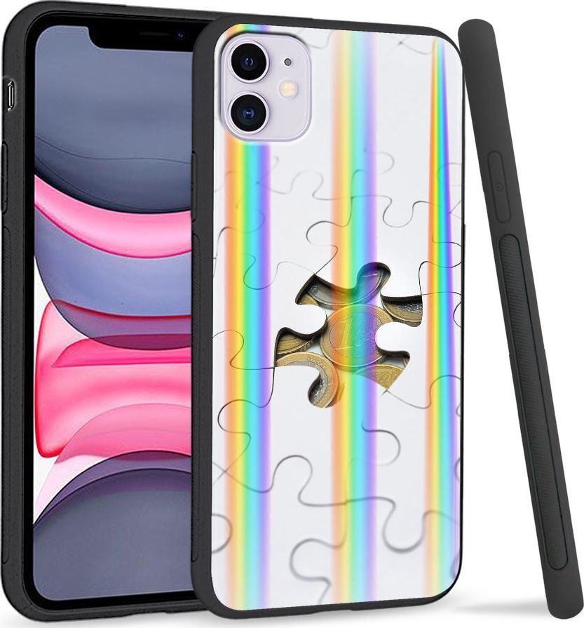 Super Fashion Etui Rainbow Series na Apple iPhone 11 Puzzle 1