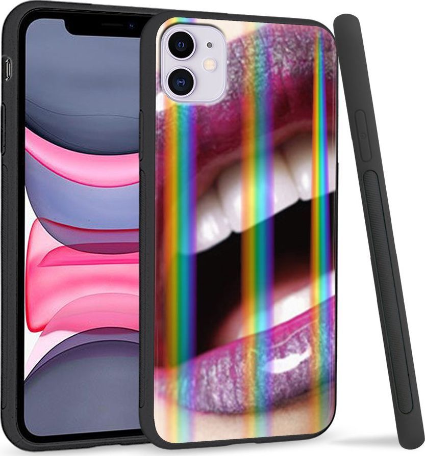 Super Fashion Etui Rainbow Series na Apple iPhone 11 Lips 1