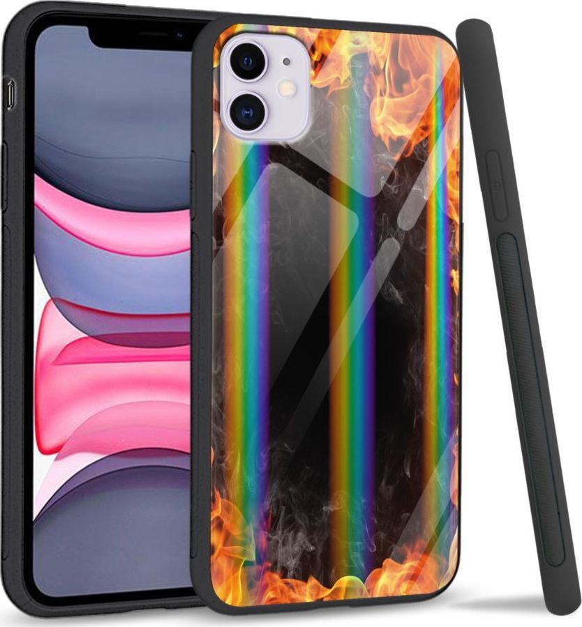 Super Fashion Etui Rainbow Series na Apple iPhone 11 Hot Fire 1