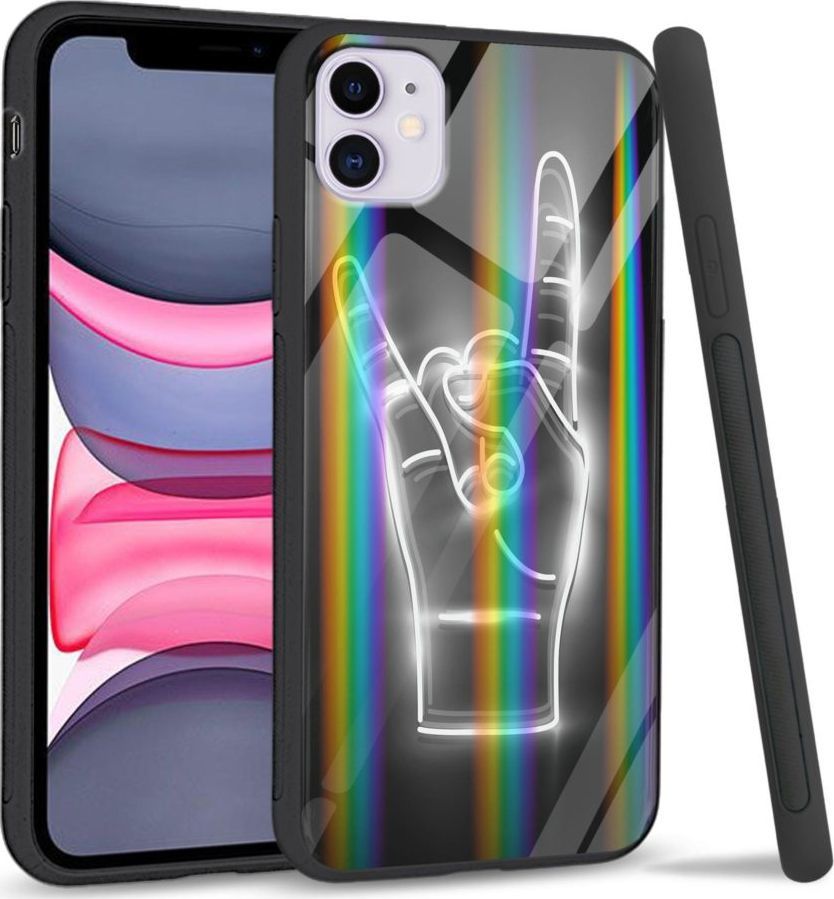 Super Fashion Etui Rainbow Series na Apple iPhone 11 We Rock 1