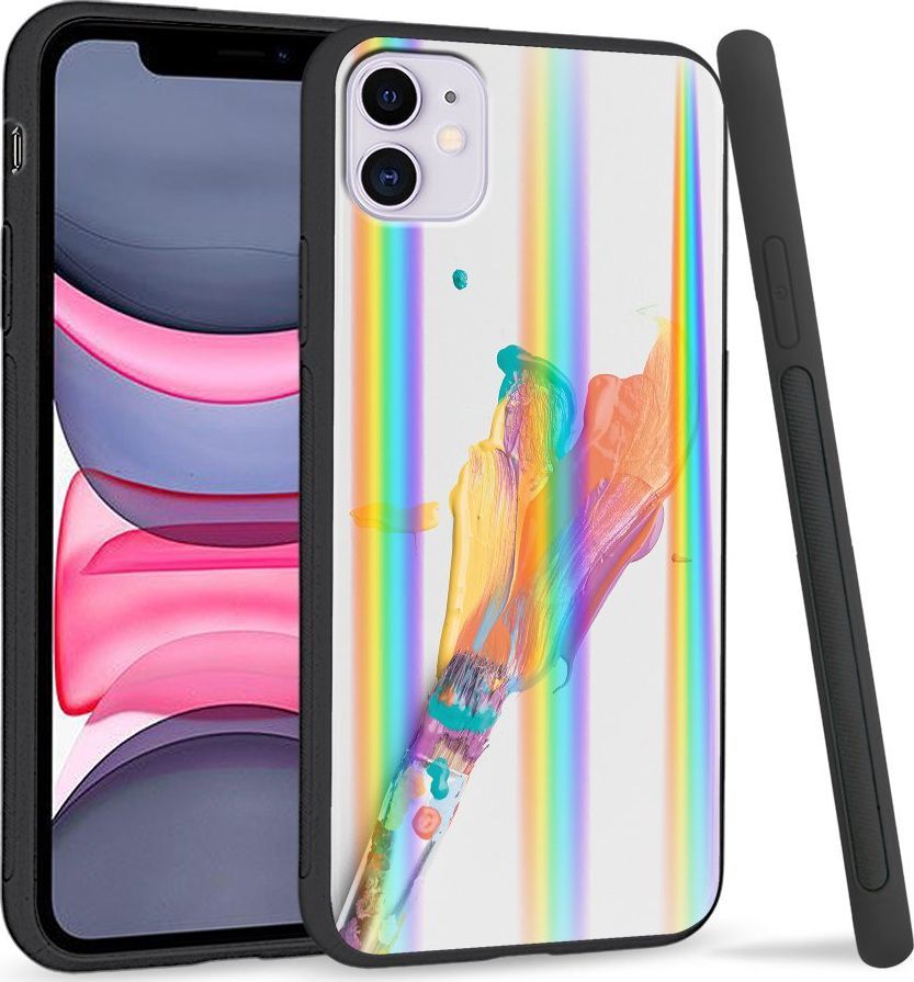 Super Fashion Etui Rainbow Series na Apple iPhone 11 Pastelowe farby 1