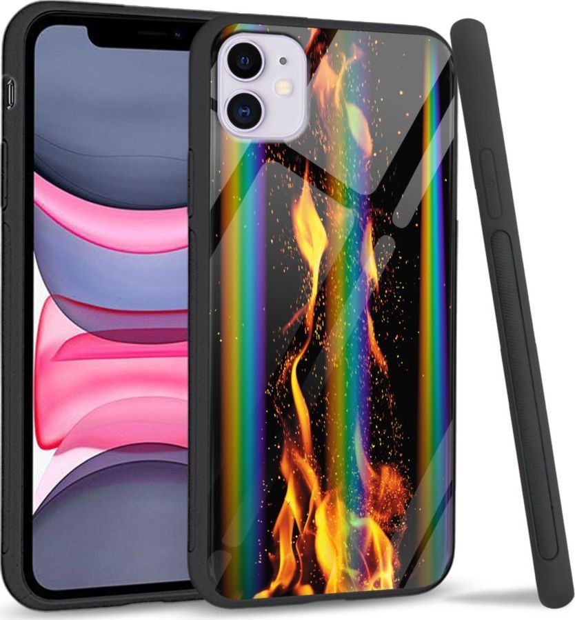 Super Fashion Etui Rainbow Series na Apple iPhone 11 Crackling Fire 1