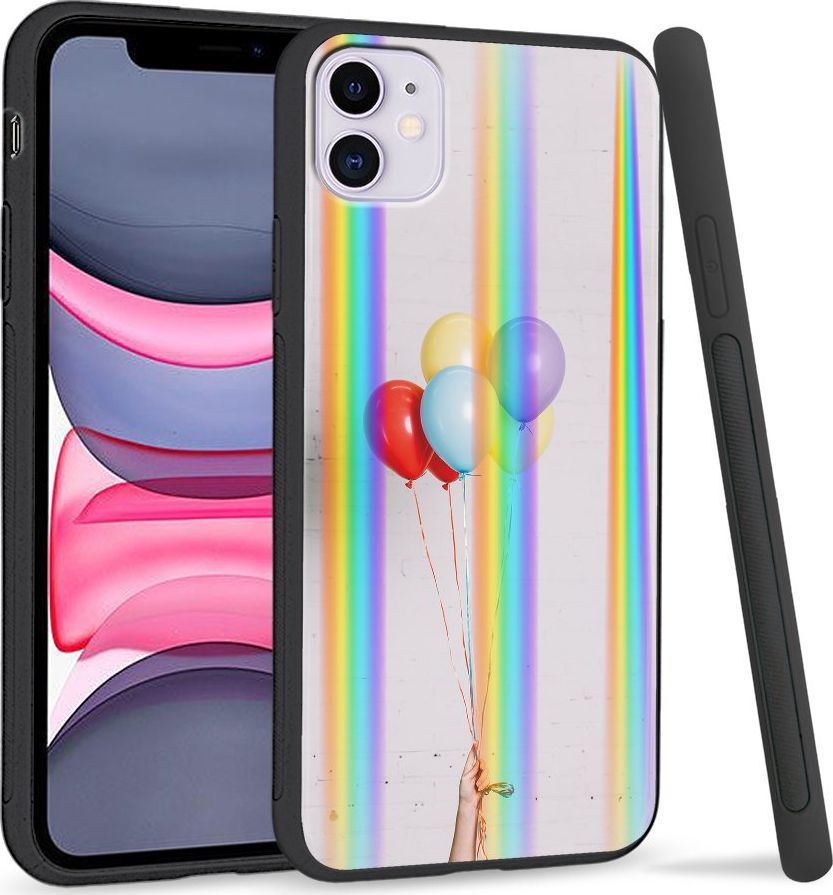Super Fashion Etui Rainbow Series na Apple iPhone 11 Kolorowe balony 1