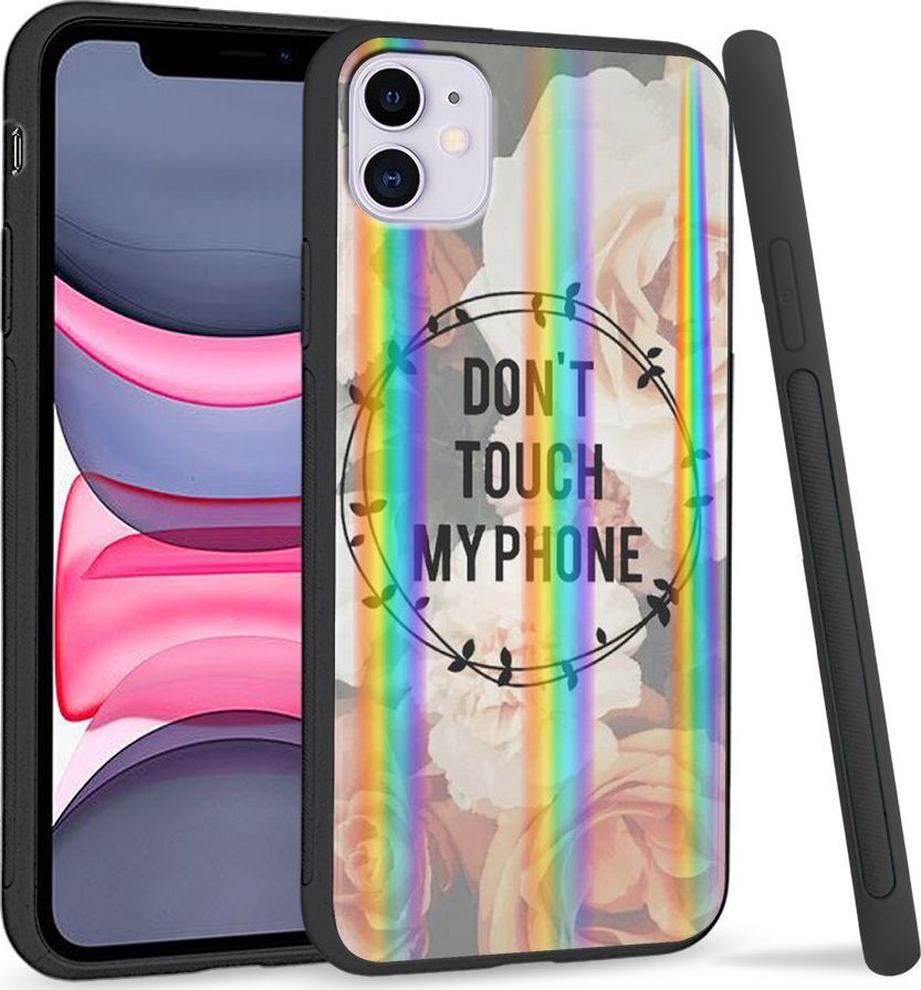 Super Fashion Etui Rainbow Series na Apple iPhone 11 Don't Touch My Phone II 1