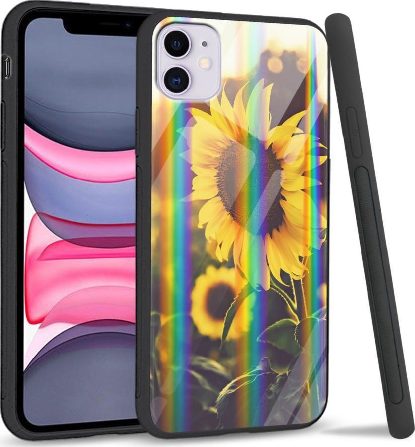 Super Fashion Etui Rainbow Series na Apple iPhone 11 Sunflower field 1