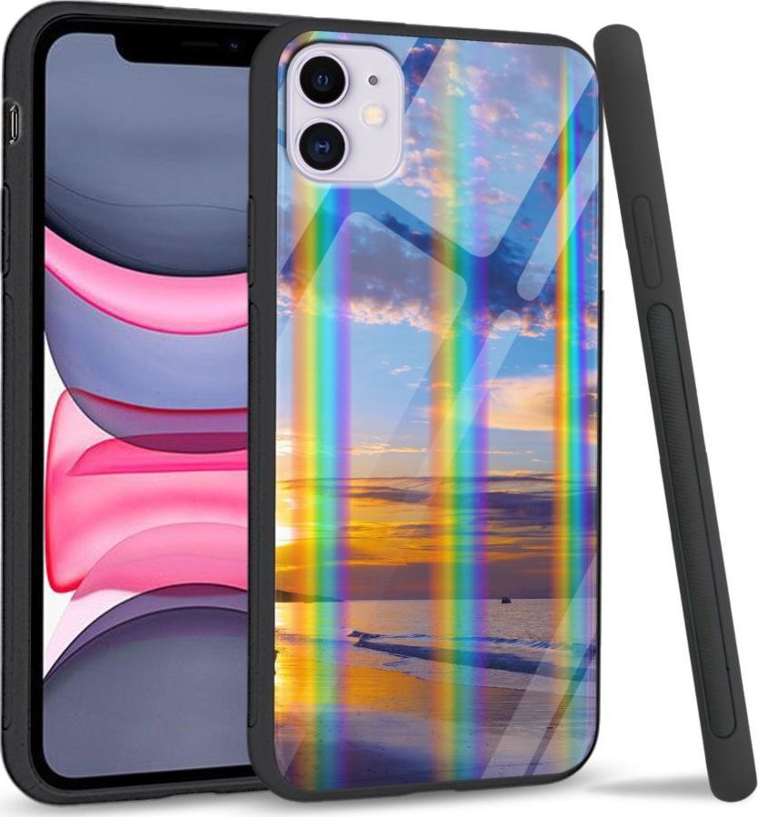 Super Fashion Etui Rainbow Series na Apple iPhone 11 Beach sky 1