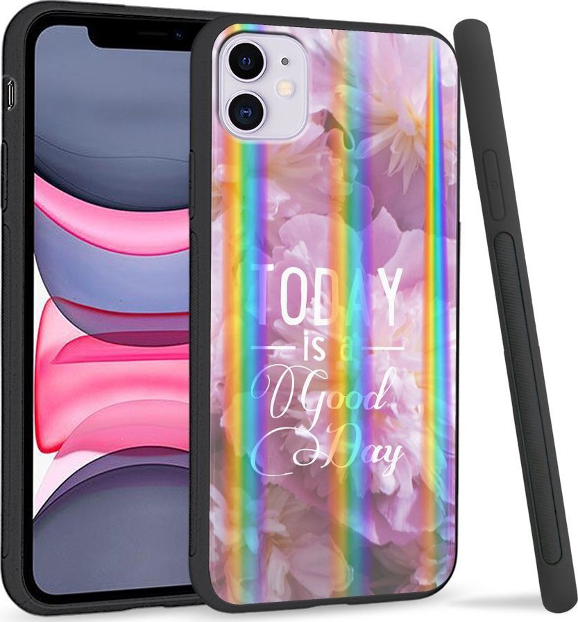 Super Fashion Etui Rainbow Series na Apple iPhone 11 Today is a good day 1