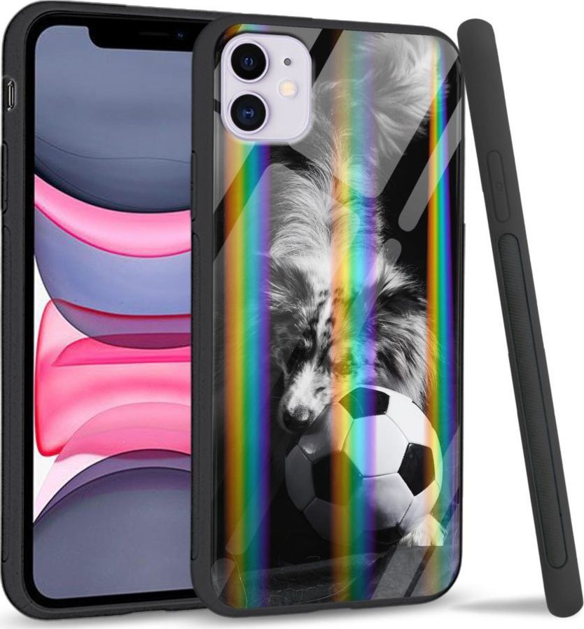 Super Fashion Etui Rainbow Series na Apple iPhone 11 Dog with ball 1