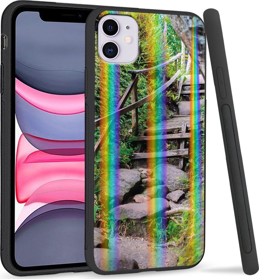 Super Fashion Etui Rainbow Series na Apple iPhone 11 Leścia ścieżka 1