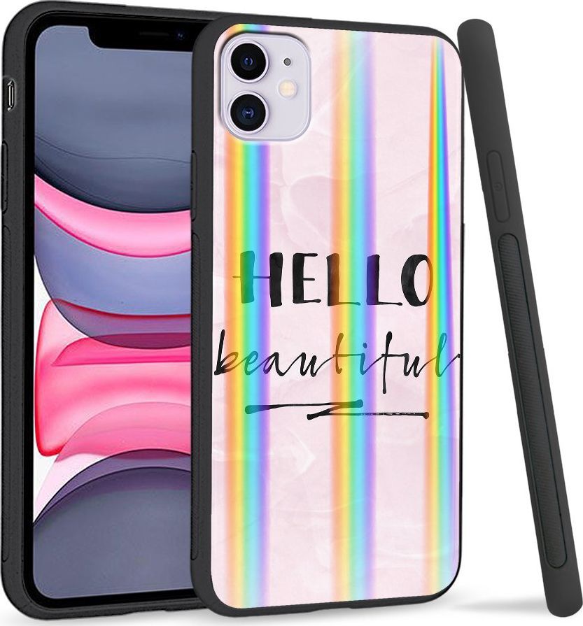 Super Fashion Etui Rainbow Series na Apple iPhone 11 Hello Beautiful 1
