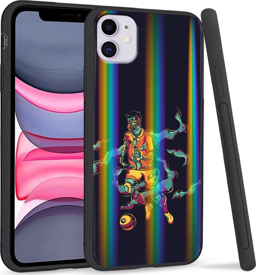 Super Fashion Etui Rainbow Series na Apple iPhone 11 Kosmiczna gra 1
