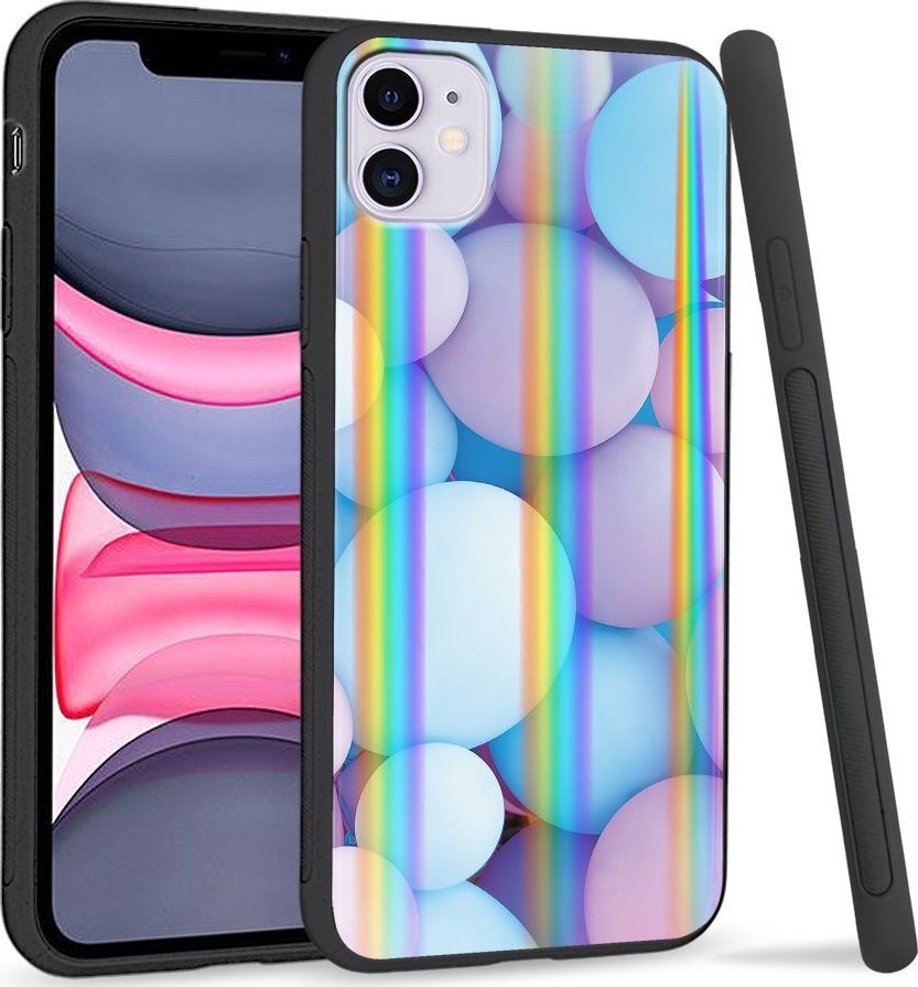Super Fashion Etui Rainbow Series na Apple iPhone 11 Pastelowe balony 1