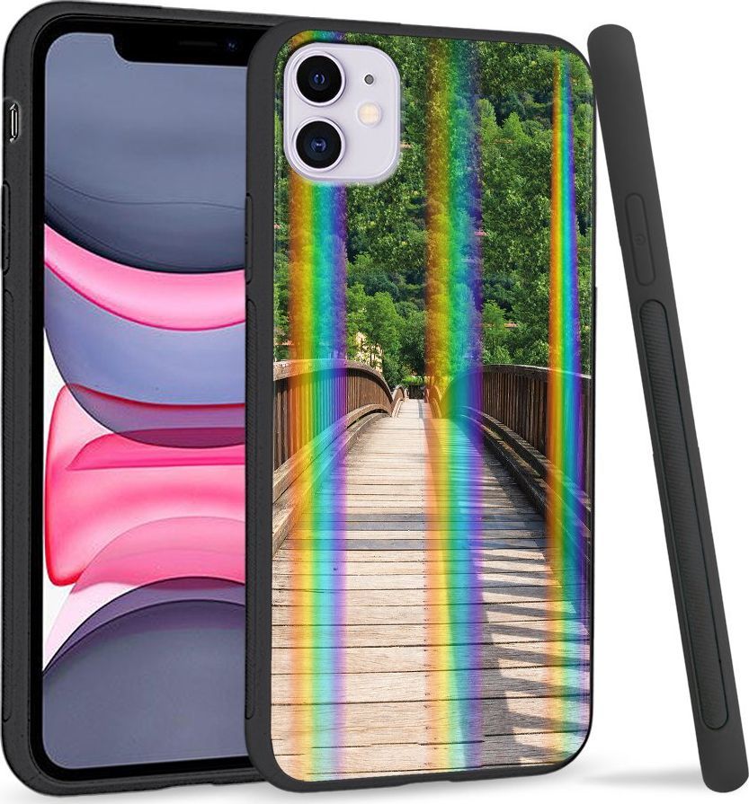 Super Fashion Etui Rainbow Series na Apple iPhone 11 Drewniany most 1
