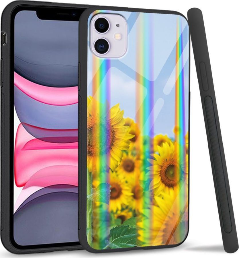 Super Fashion Etui Rainbow Series na Apple iPhone 11 Sunflowers 1