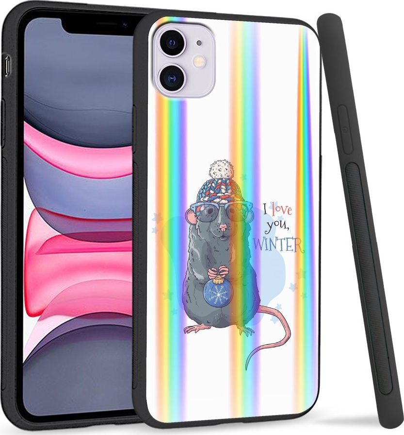 Super Fashion Etui Rainbow Series na Apple iPhone 11 Myszka 1