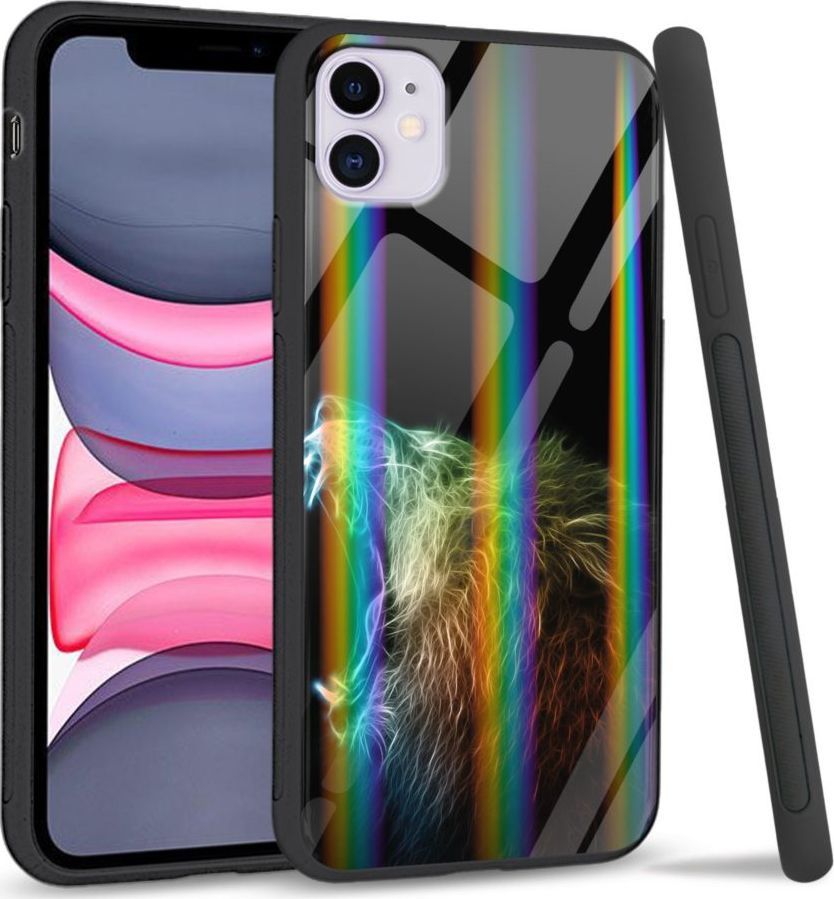 Super Fashion Etui Rainbow Series na Apple iPhone 11 Roaring Lion 1