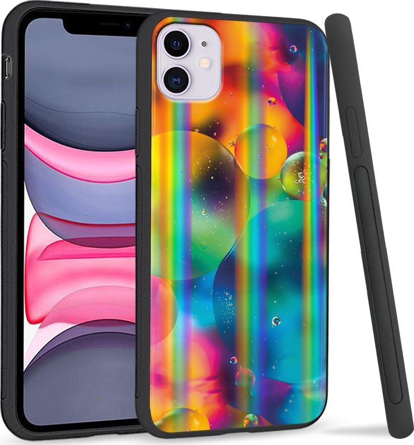 Super Fashion Etui Rainbow Series na Apple iPhone 11 Kolorowe bańki 1