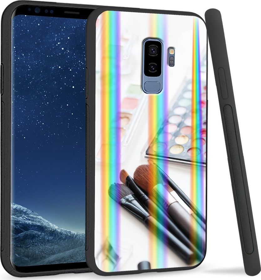 Super Fashion Etui Rainbow Series na Samsung S9 Plus Makijaż 1