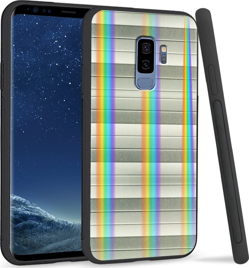 Super Fashion Etui Rainbow Series na Samsung S9 Plus Odcienie szarości 1