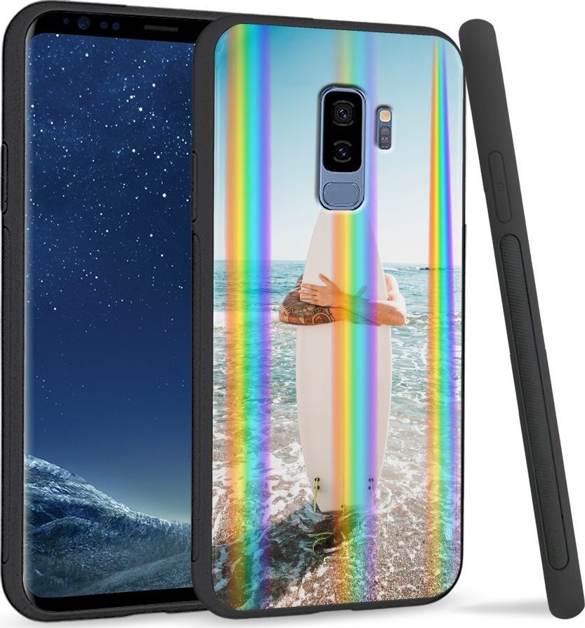 Super Fashion Etui Rainbow Series na Samsung S9 Plus Kocham surfing 1