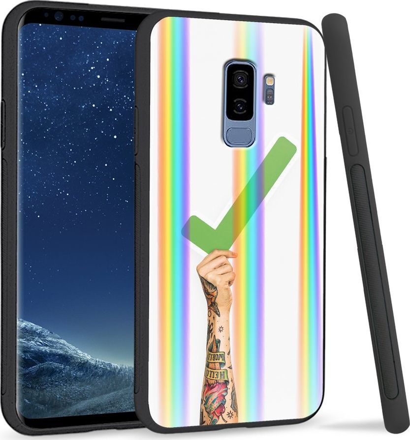 Super Fashion Etui Rainbow Series na Samsung S9 Plus Jestem na tak 1