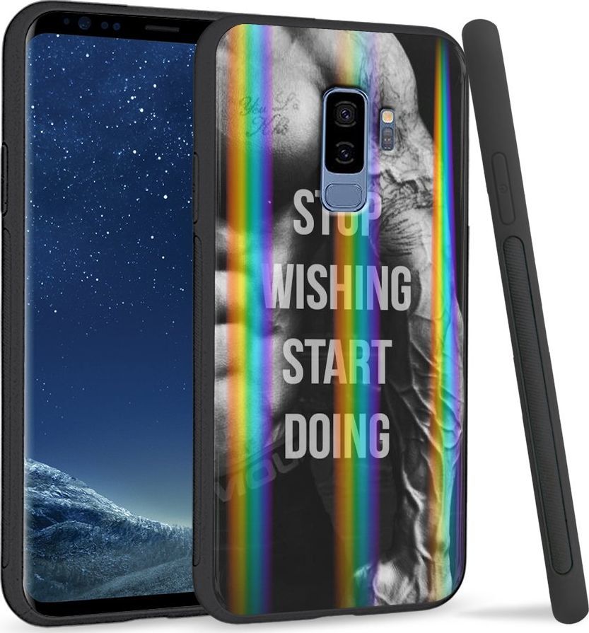 Super Fashion Etui Rainbow Series na Samsung S9 Plus Start doing|Stop wishing 1