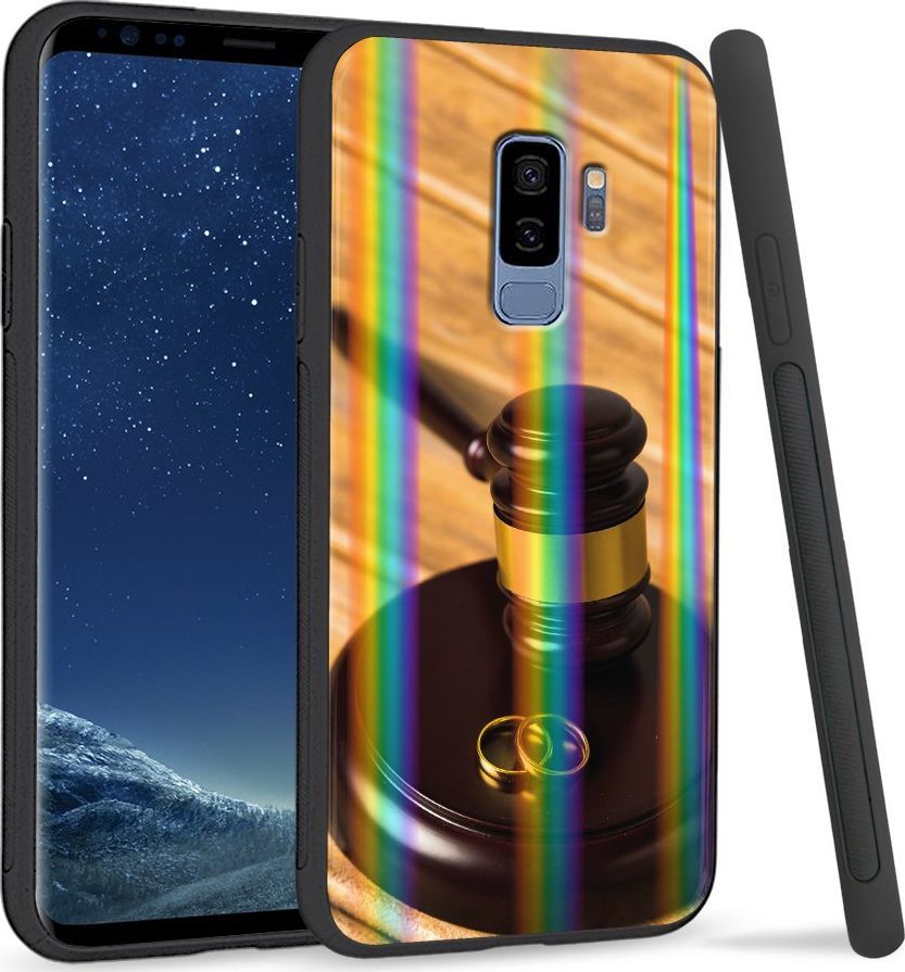 Super Fashion Etui Rainbow Series na Samsung S9 Plus Obrączki 1