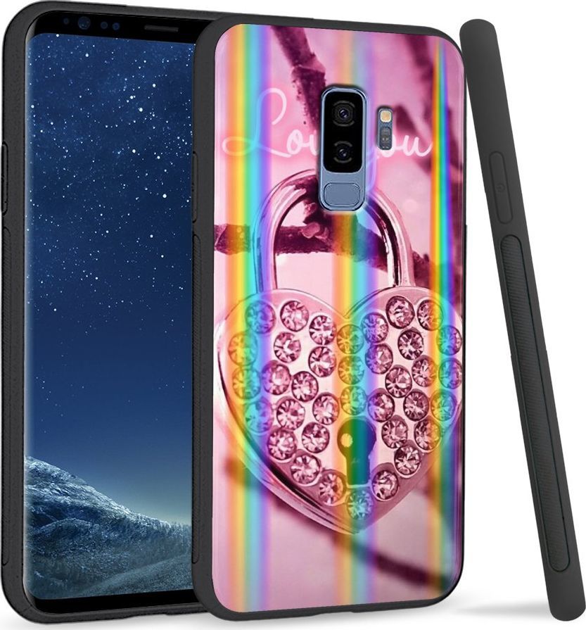 Super Fashion Etui Rainbow Series na Samsung S9 Plus Kłódka 1