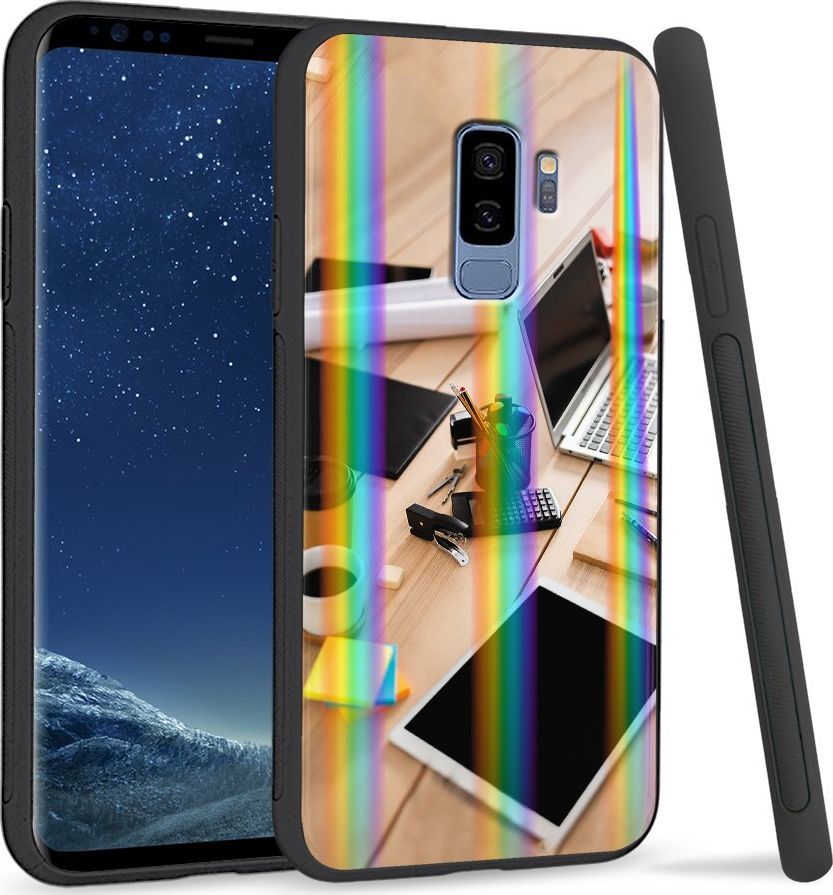 Super Fashion Etui Rainbow Series na Samsung S9 Plus Lubię moją pracę 1