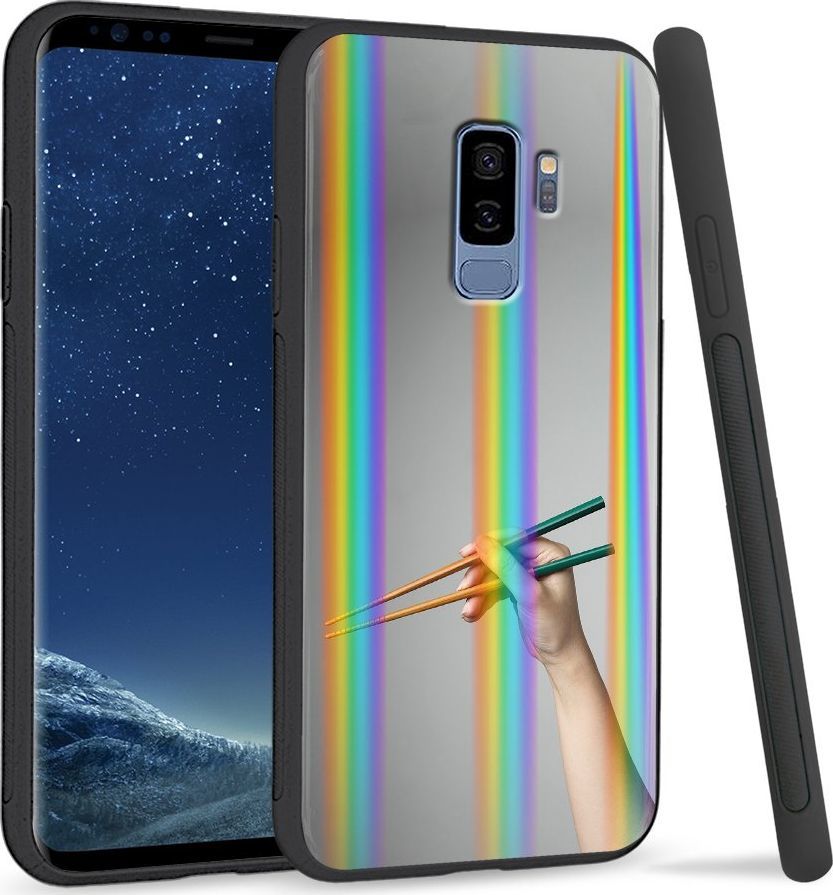 Super Fashion Etui Rainbow Series na Samsung S9 Plus Pałeczki 1
