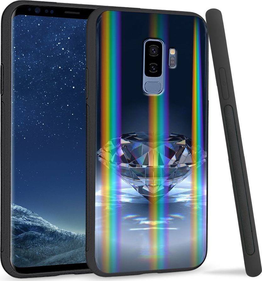 Super Fashion Etui Rainbow Series na Samsung S9 Plus Kryształowy Diament 1