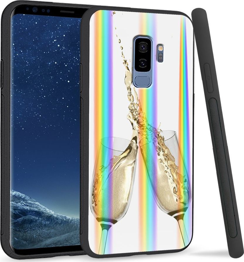 Super Fashion Etui Rainbow Series na Samsung S9 Plus Szampan 1