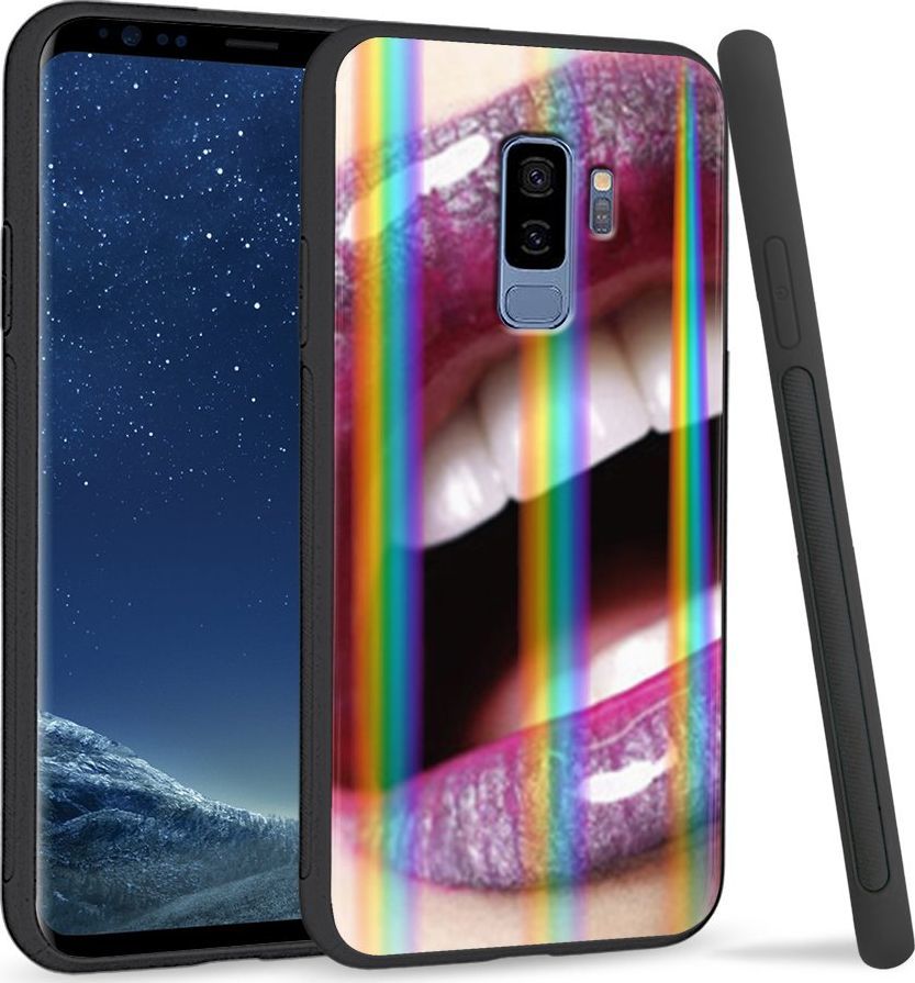 Super Fashion Etui Rainbow Series na Samsung S9 Plus Lips 1