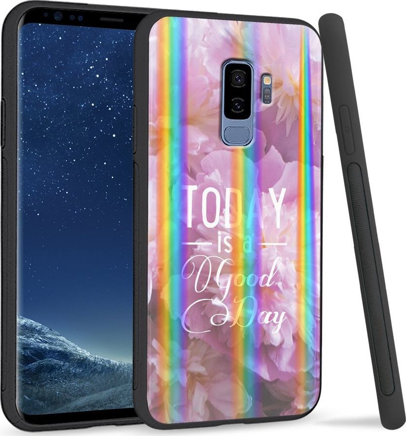 Super Fashion Etui Rainbow Series na Samsung S9 Plus Today is a good day 1