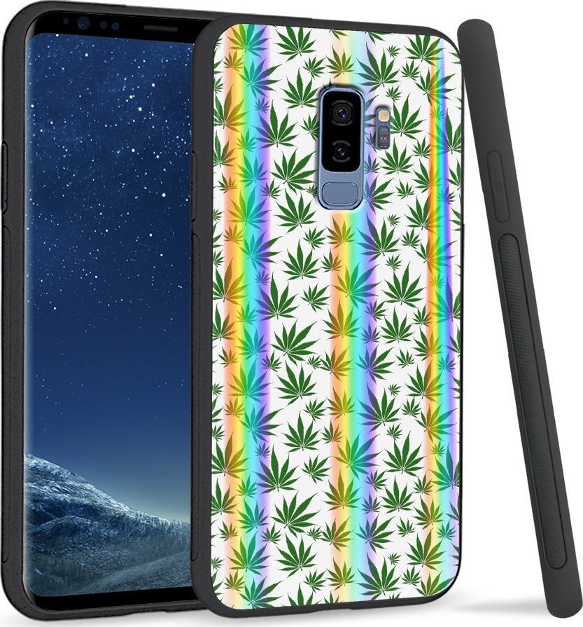 Super Fashion Etui Rainbow Series na Samsung S9 Plus Listki 1