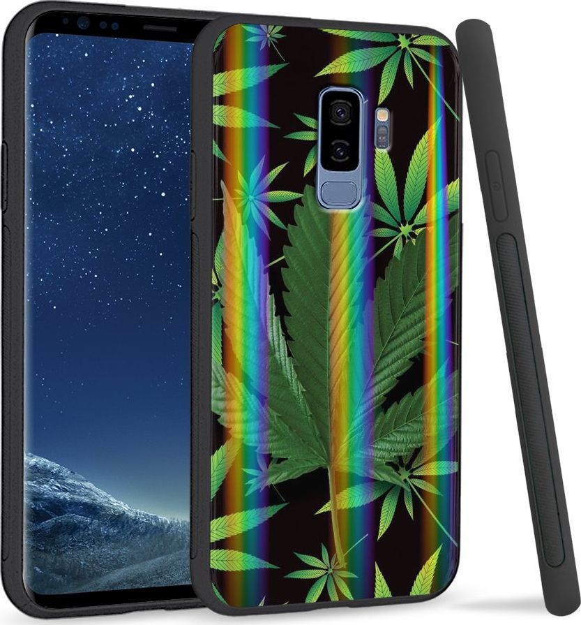 Super Fashion Etui Rainbow Series na Samsung S9 Plus Liście 1