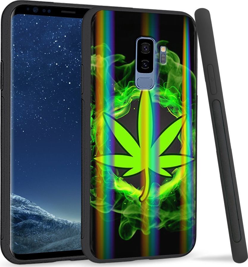 Super Fashion Etui Rainbow Series na Samsung S9 Plus Zielone Zioło 1