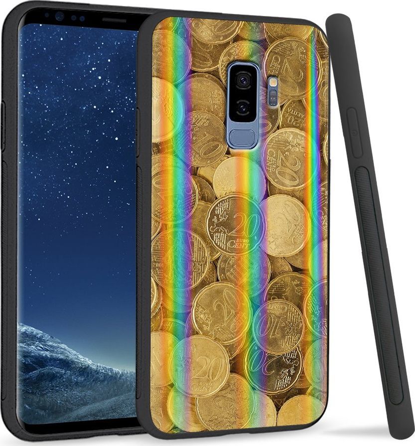 Super Fashion Etui Rainbow Series na Samsung S9 Plus Coins 1