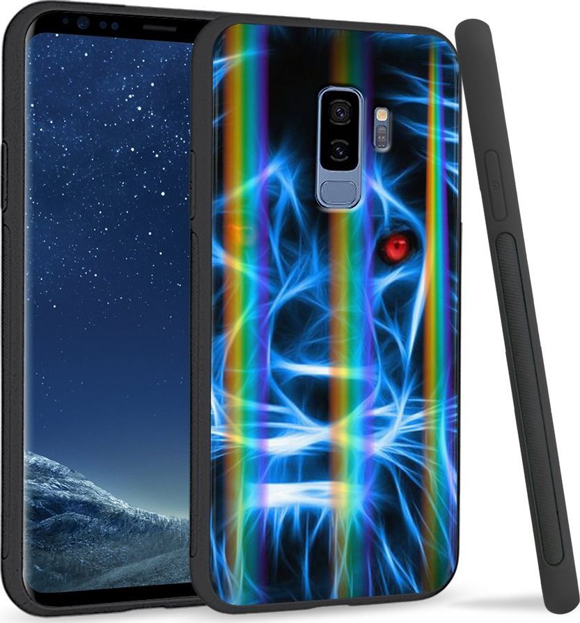 Super Fashion Etui Rainbow Series na Samsung S9 Plus Niebieski Lew 1