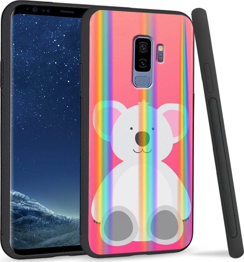 Super Fashion Etui Rainbow Series na Samsung S9 Plus White Bear 1