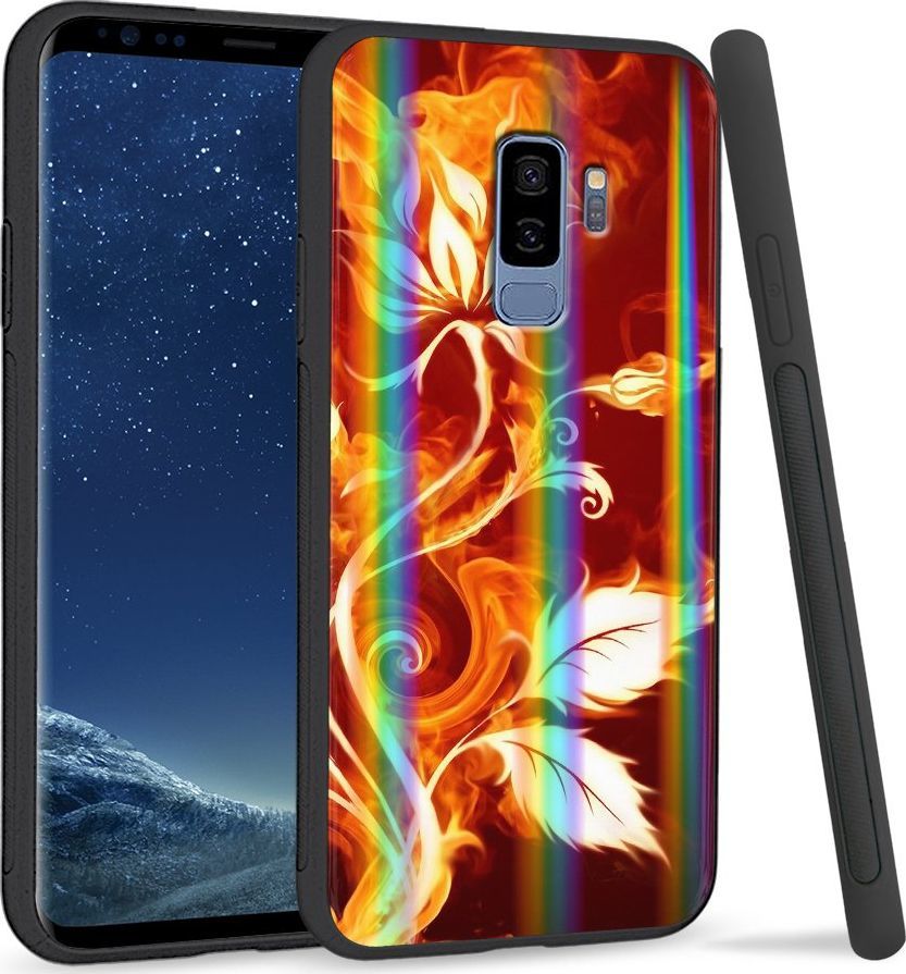 Super Fashion Etui Rainbow Series na Samsung S9 Plus Frozen Flower 1